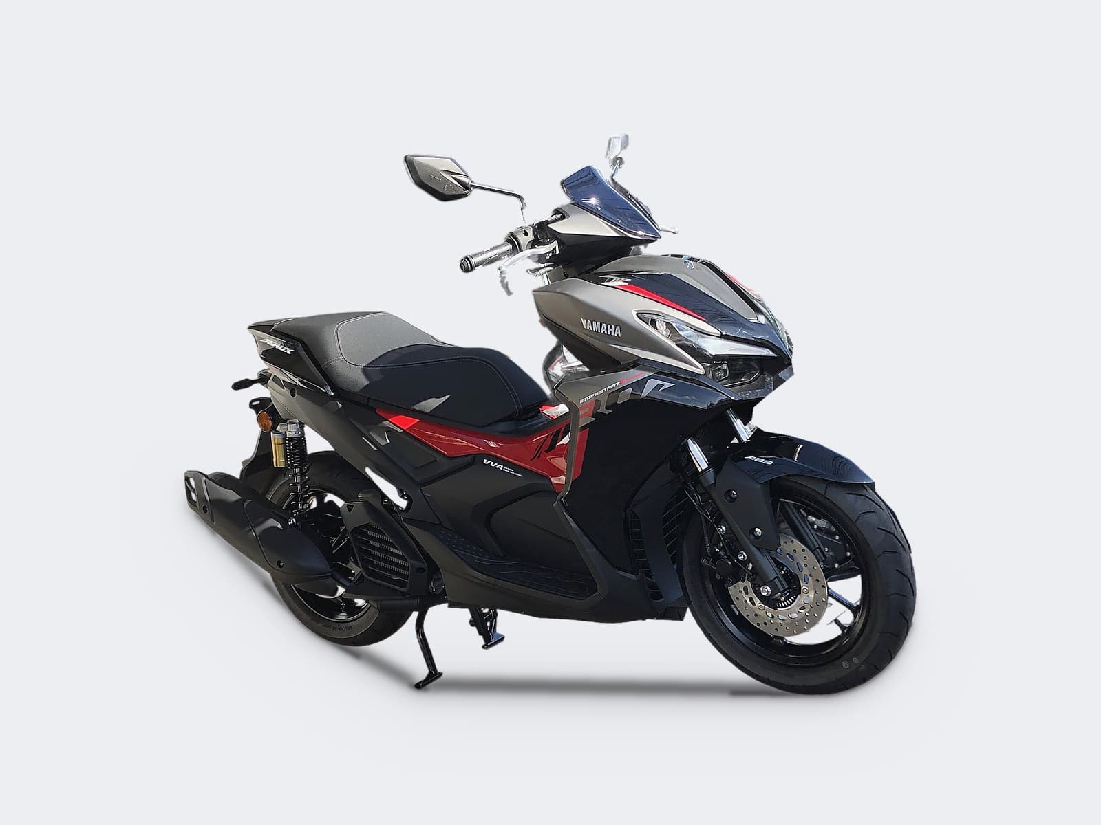 Motorcycle (150cc–160cc), front corner view