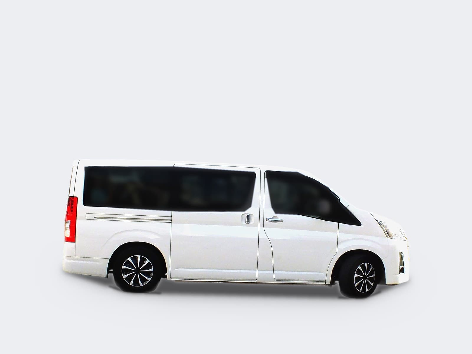 Van, front corner view